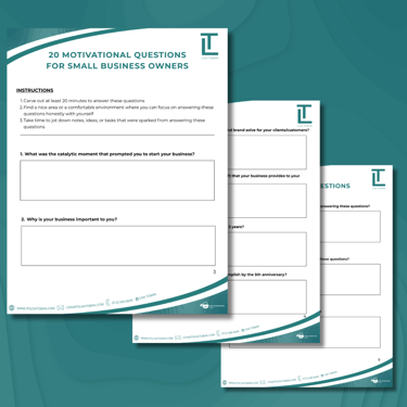 20 Motivational Questions for Small Business Owners_The Marketing Bag_Lisa Toban_Marketing Coach 